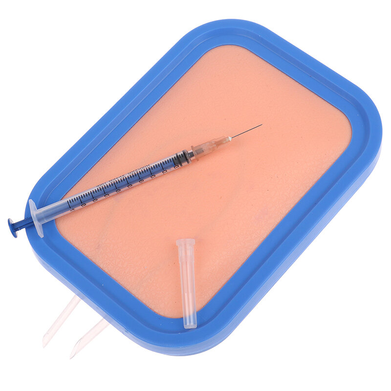 As enfermeiras aprendem venipunctura intravenosa iv pacote de treinamento de injeção almofada modelo de treinamento de silicone ferida sutura da pele