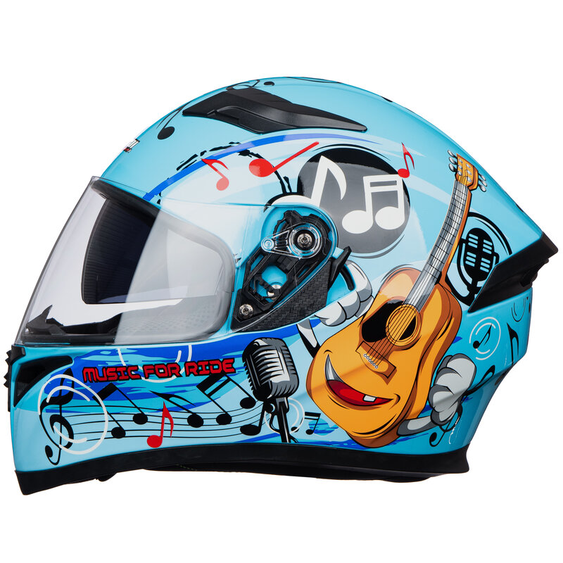 Мотоциклетный шлем на все лицо для взрослых унисекс на все лицо мотоциклетная маска уличный велосипедный гоночный шлем с защитой от столкновений сертифицирован в горошек