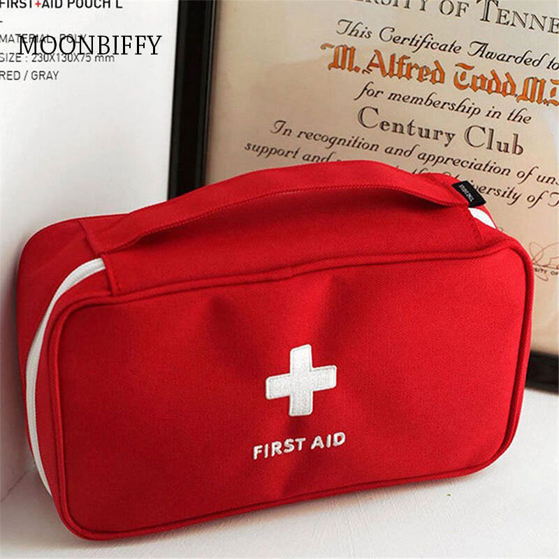 Borsa portaoggetti portatile borsa per medicinali di emergenza di pronto soccorso organizzatore di sopravvivenza per pillole all'aperto kit di emergenza pacchetto accessori da viaggio