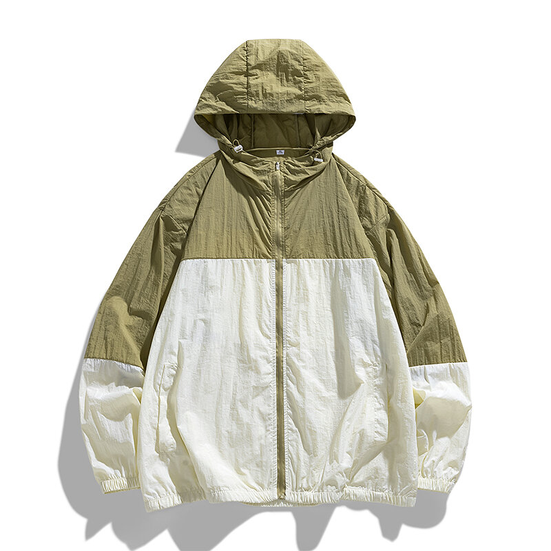 Veste coupe-vent et imperméable pour hommes, vêtements de protection solaire Ice InjSunscreen, manteau de voyage de randonnée assressenti, veste d'extérieur, nouveau, été, UPF50 +