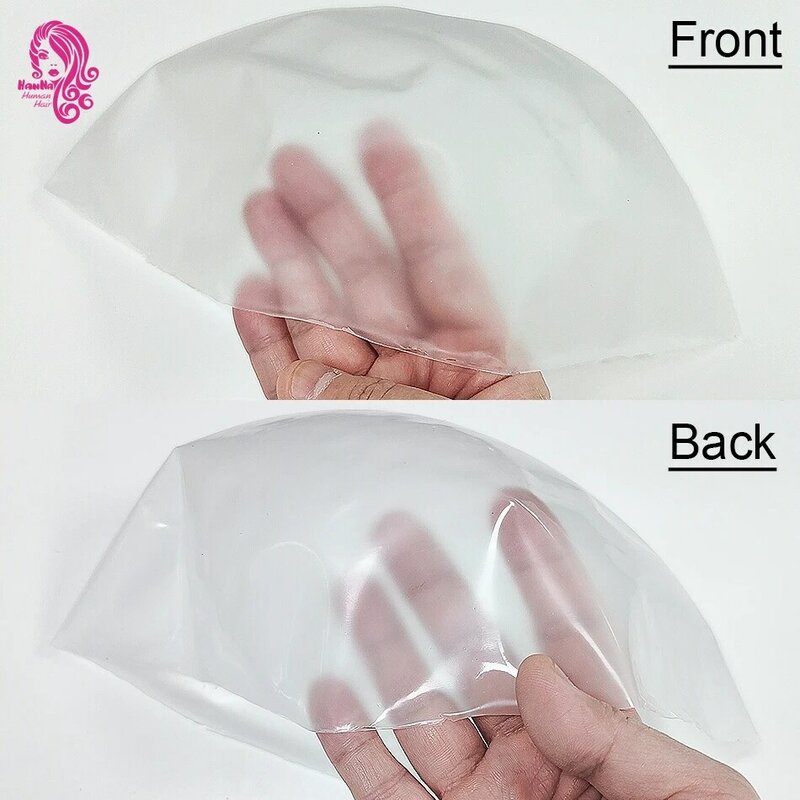 Pu Haut glatte und transparente Kappen für die Herstellung von Männer Toupet Pu Pele Para Injeitar Protese Masculino