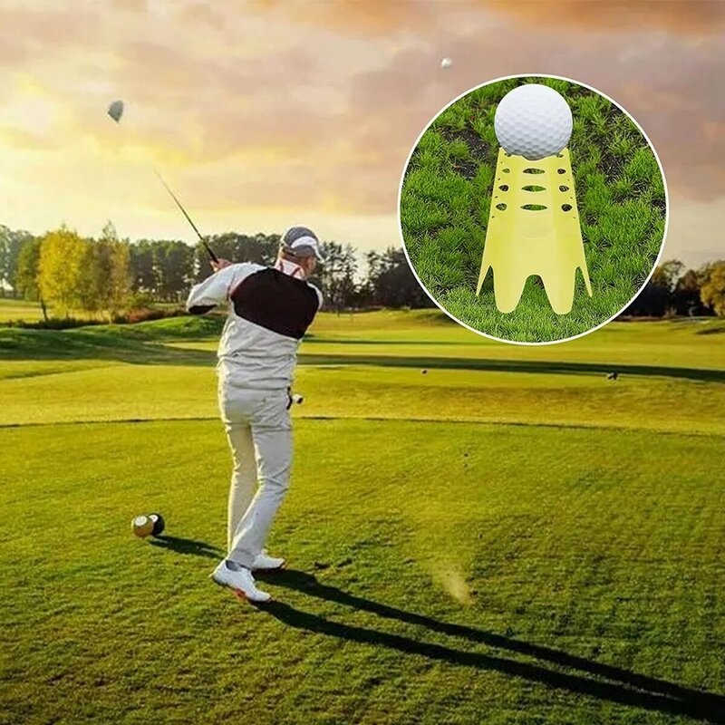 Camisetas simuladoras de Golf para interiores, tapete de plástico de 18 piezas, alto y corto
