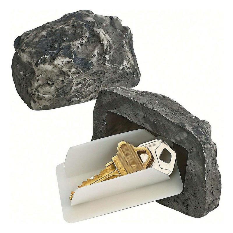 Поддельный камень Key Hider реалистичные секретные отсеки для ключей Rock Hider прочные безопасные садовые украшения развлекательные сейфы для семьи