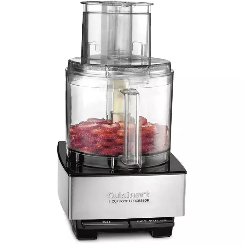 Cuisinart Food Processor 14-Cup Vegetable Chopper for Mincing, Dicing, Shredding, Puree & Kneading Dough, Stainless Steel