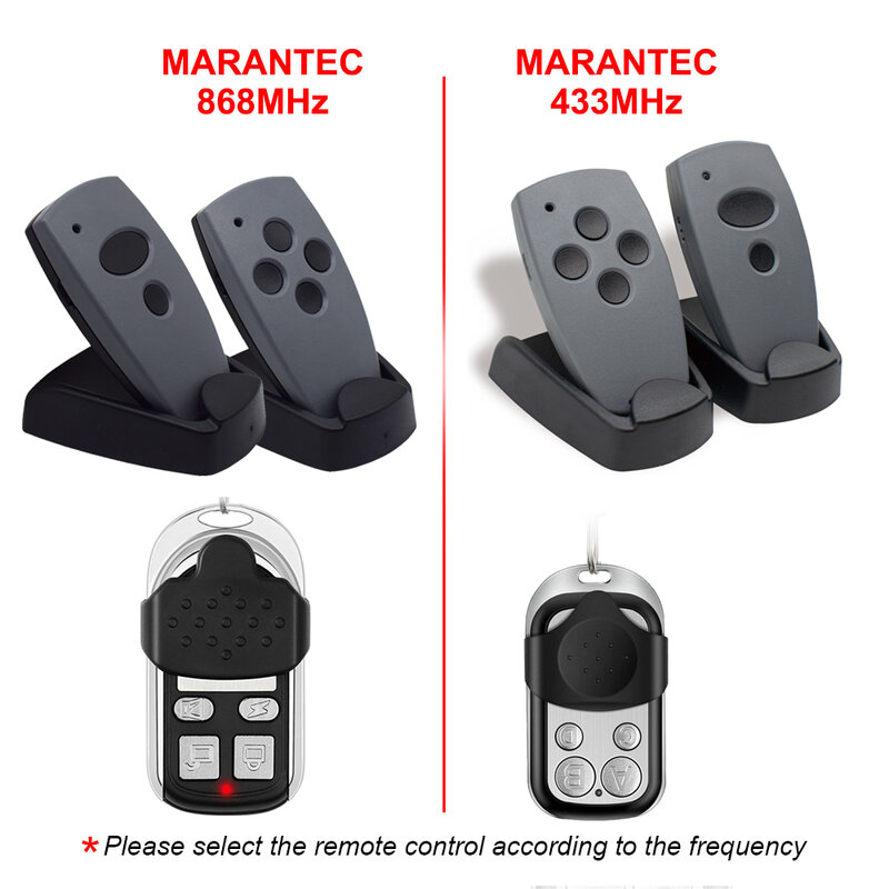 MARANTEC-mando a distancia para garaje, dispositivo de 868 MHz / 433MHz para Digital D302, D304, D313, 433, D323, D382, D384, 131, 868, 211, 212, 214, 221