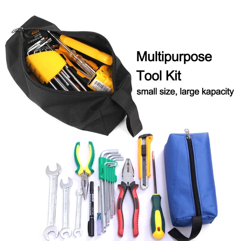 K1KA (paquete de 5) Bolsa de herramientas ligera para almacenar y transportar herramientas a prueba de agua