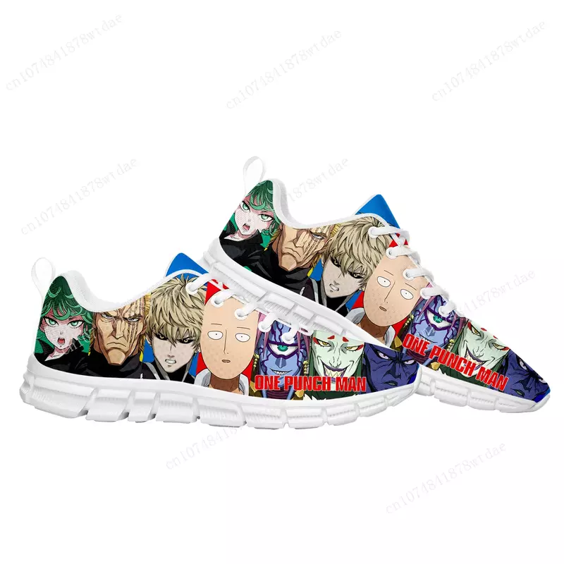 One Punch Man scarpe sportive uomo donna adolescente bambini bambini Sneakers Saitama di alta qualità Manga Comics Sneaker scarpa personalizzata