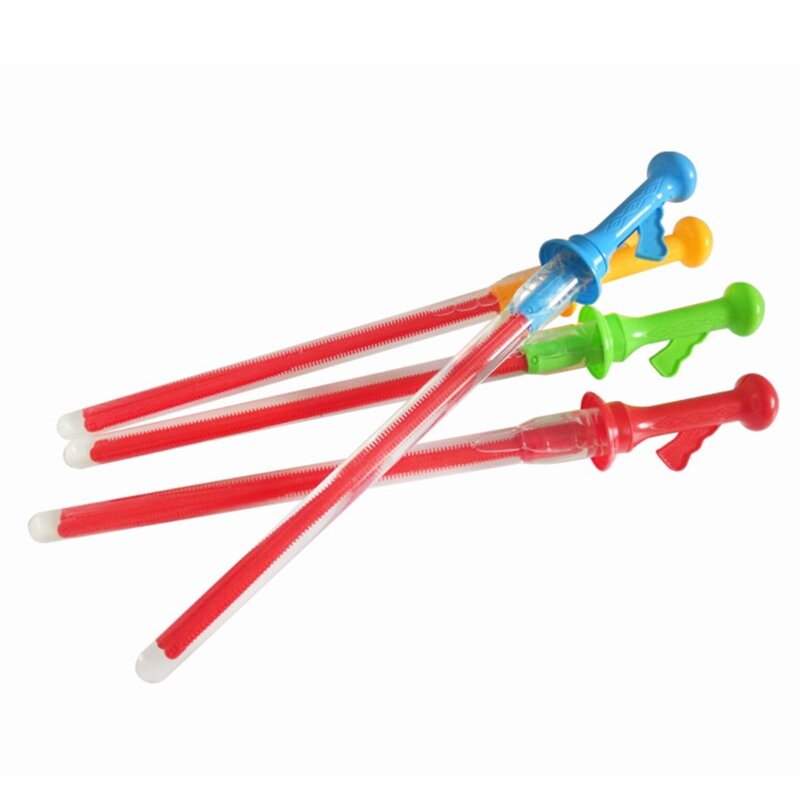16-calowa różdżka kształcie miecza do robienia baniek mydlanych Letni prezent dla dzieci Różne kolory