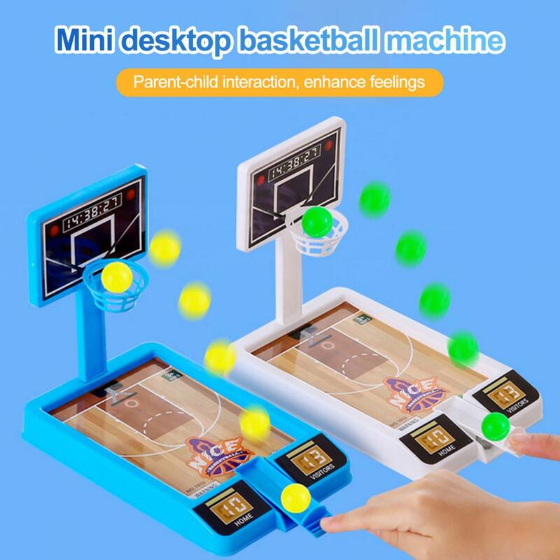 Mainan permainan basket meja Baru & menarik Mini Desktop permainan menembak basket anak-orang tua olahraga dalam ruangan Lei