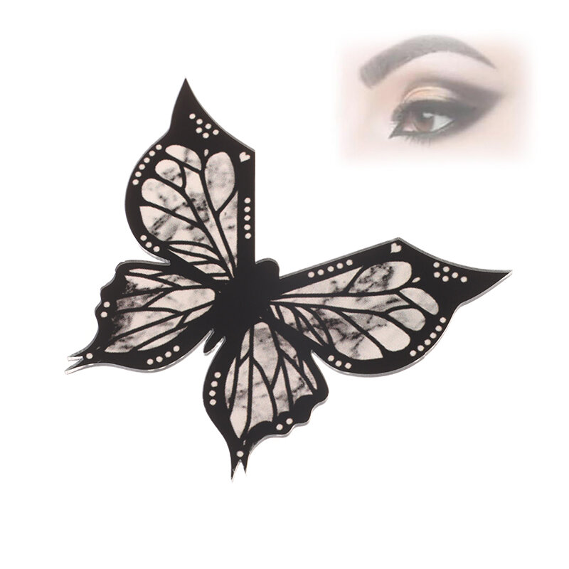 Butterfly Eyeliner Stencils Multifunctional Eyeliner Aid Quick Eye Makeup Tool For Eyebrow Eyelash Contour Lip Line