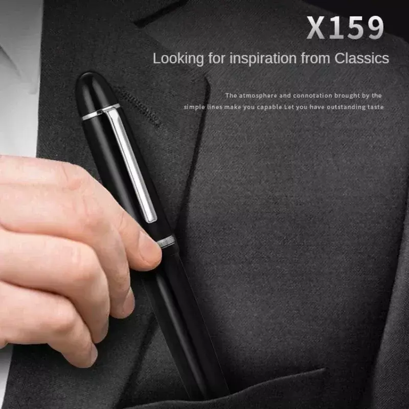 Jinhao ปากกาหมึกซึม X159หลากสีอะคริลิคหรูหราสง่างามปากกาหัวปากกาหมึกปากกาสำหรับเขียน0.5มม./0.38มม. อุปกรณ์เครื่องเขียนสำนักงาน