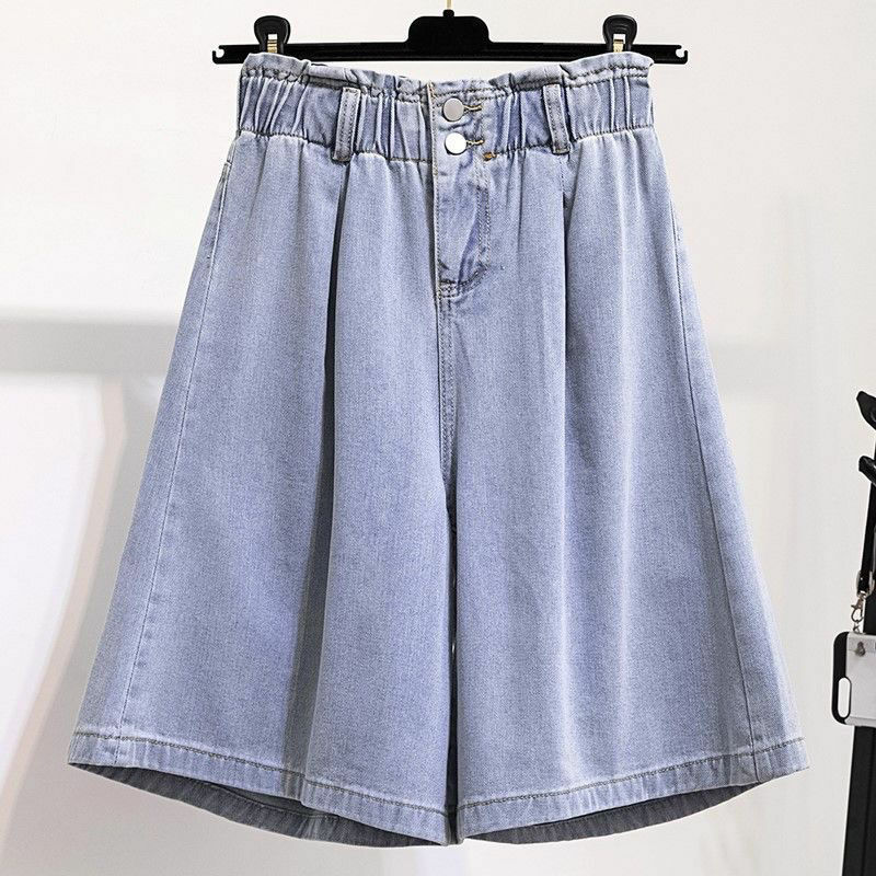 Mulher shorts jeans baggy y2k moda em linha reta streetwear vintage na altura do joelho denim verão solto senhoras denim calças curtas u146