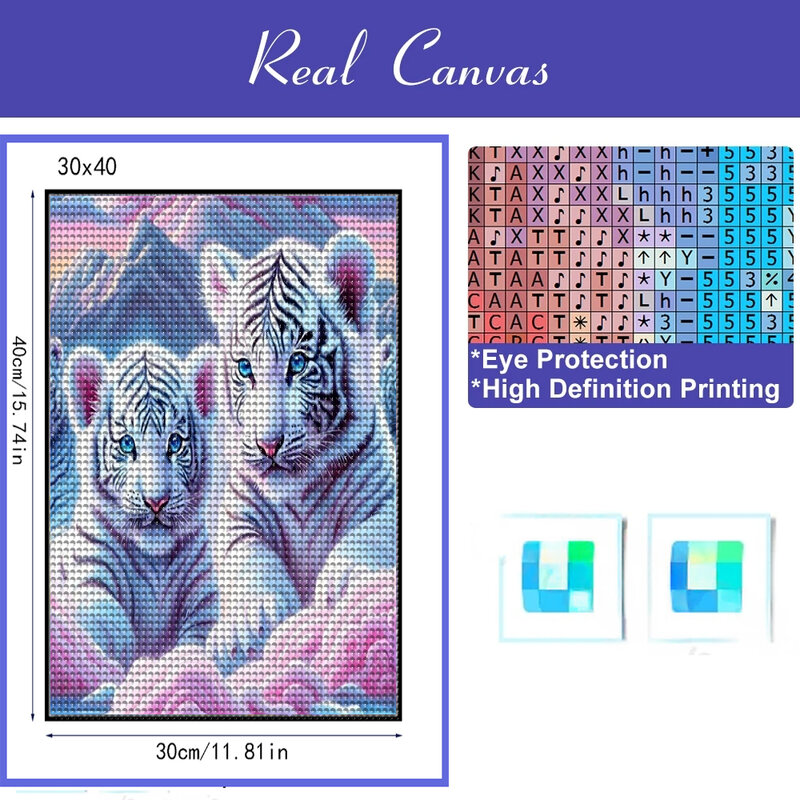 5d neue Diamant stickerei Tiger Tier Landschafts malerei eingelegt mit Diamant malerei Landschaft Kunst Set Kreuz Stickerei Geschenk