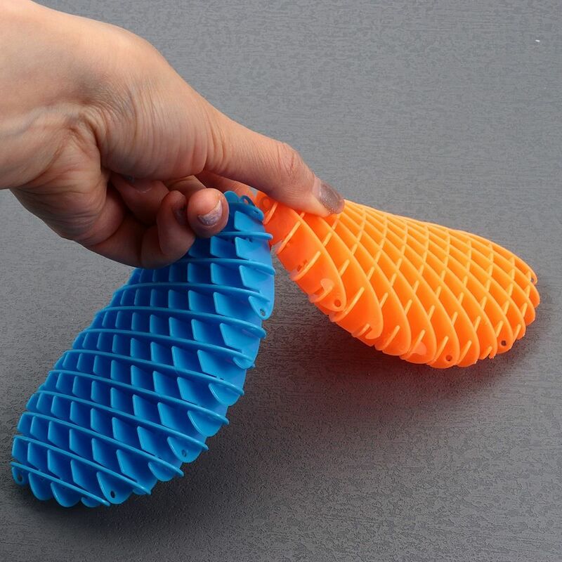 Sensory Stress Anxiety Relief Worm Big Fidget Toy Great Gift for ADHD Retractable Stress-Relieving Transforming Worm Toy