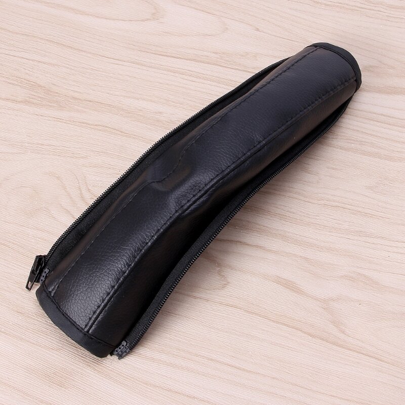 Pram Stroller Accessories Baby Stroller Armrest Protective Case Zipper Closure Pu Leather Armrest Covers for Handle Wheelchairs