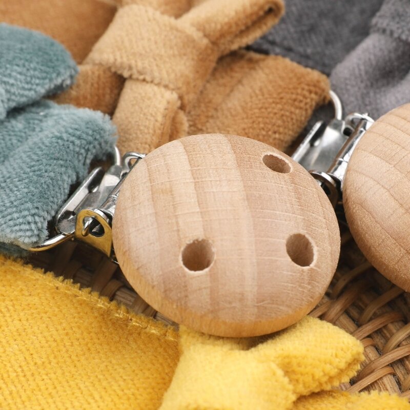 Stylish Baby Pacifier Chain Bowknot Decor Anti-lost Soother Toy Strap Anti-drop