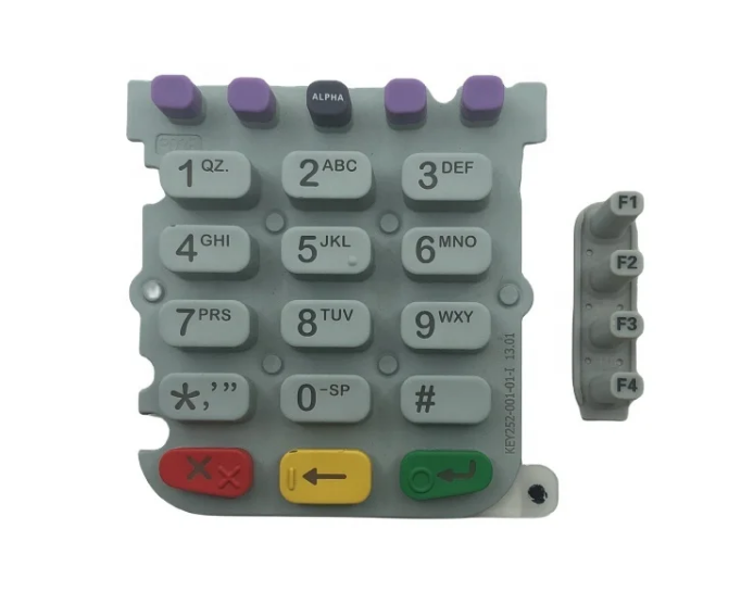 Tastiera in Silicone per terminale POS Verifone VX520 252-001-01 tastiera in gomma di ricambio