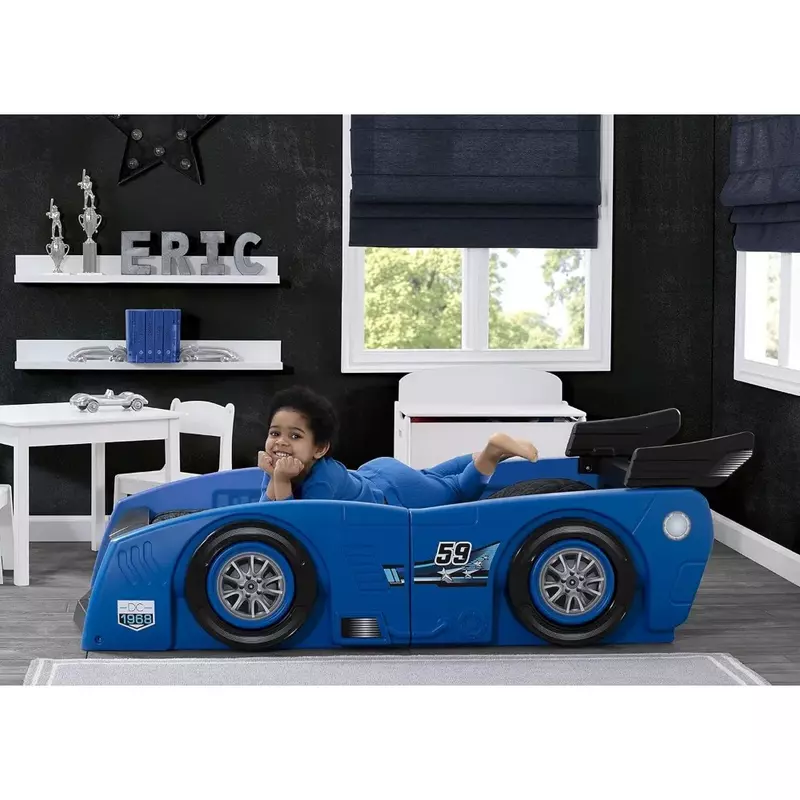 Детская кровать Grand Prix Racing toddlers & Twin-Сделано в США, голубая