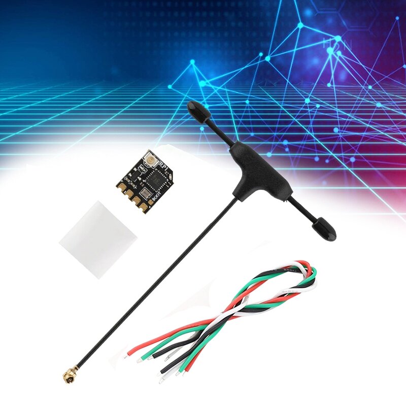RP1 2.4Ghz Expresslrs ELRS Nano Receiver With T-Shaped Antenna For TX16S ZORRO TX12 ELRS Version Easy Install