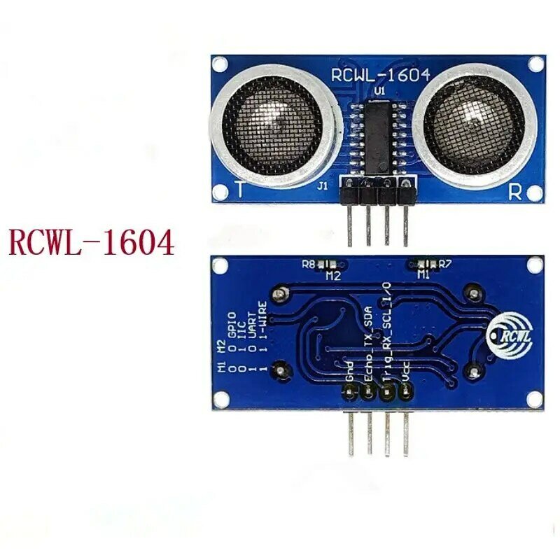 RCWL-1604 متوافق مع HC-SR04 3-5 فولت دعم GPIO المنفذ التسلسلي IIC حافلة واحدة