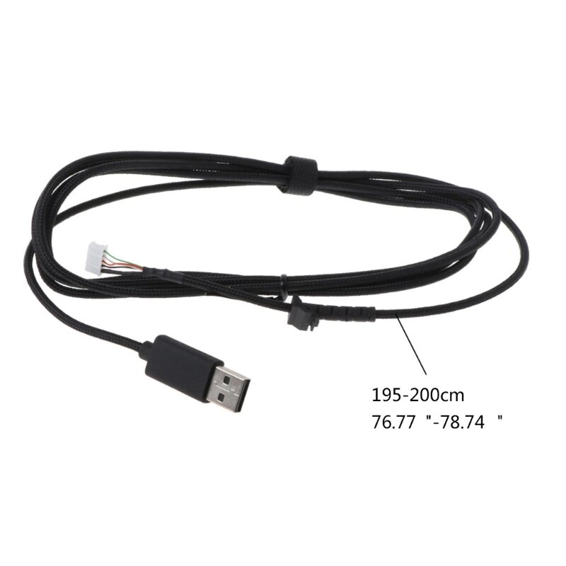 2.2M USB Mouse Cable Replacement for G502 Game Mouse for , Wire Cable Replacement Repair Accessory