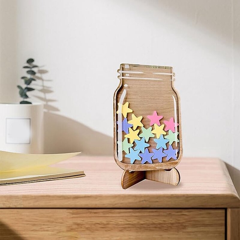 Reward Jar Set Kit For Kids With Stars Classroom Daily Training Reward Board Classroom Reward Jar Set With Tokens Chore Chart