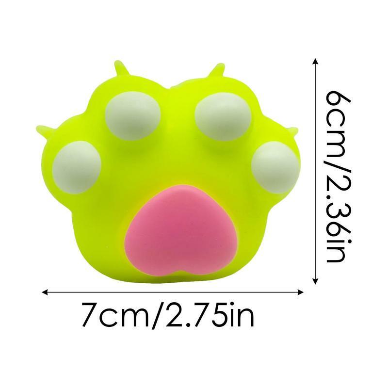 Cat Paw Squeeze Toy Anti Stress Toy Anti Stress Sensory Squeeze Soft Stress Balls For Kids For Home & School For Boys Girls