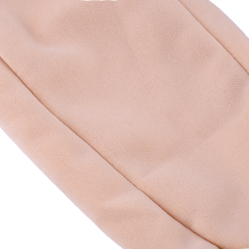 Sarung sandaran tangan kain elastis krem 1 pasang, sarung sandaran tangan kain elastis Universal cocok untuk mobil Auto Van truk SUV