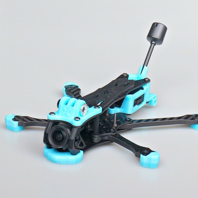 Foxeer-Carbon RC Drone com Revestimento Sedoso, MEGA 3.5 ", 166mm, 4", 192mm, Quadro DC, O3 Analógico Vista HDzero Walksnail