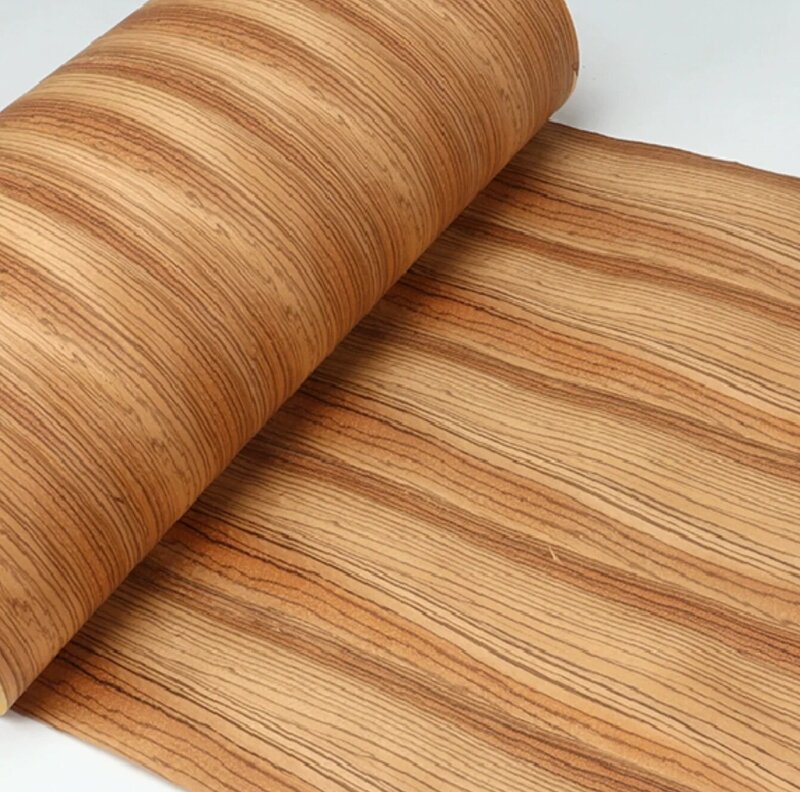 L: 2,5 Meter Breite: 580mm t: 0,3mm natürliches Zebra-Holz furnier mit gerader Maserung Furnier furnier Holz bearbeitung dekorative Materialien
