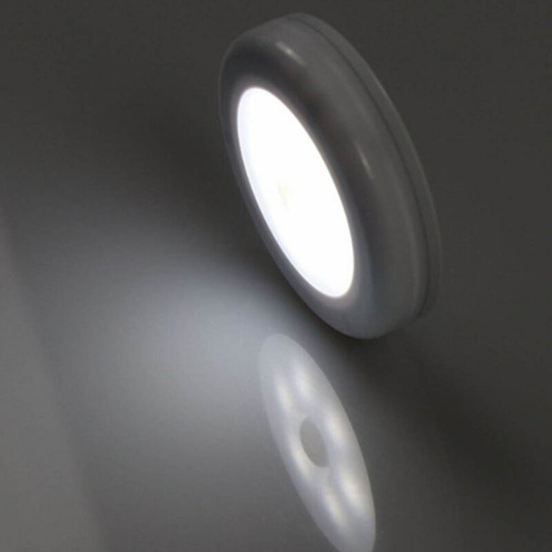 ไฟ LED กลางคืน Light PIR เซ็นเซอร์ตรวจจับการเคลื่อนไหวเปิดใช้งานผนังหลอดประหยัดไฟสำหรับตู้เสื้อผ้า Corridor Cabinet LED Sensor Light AAA