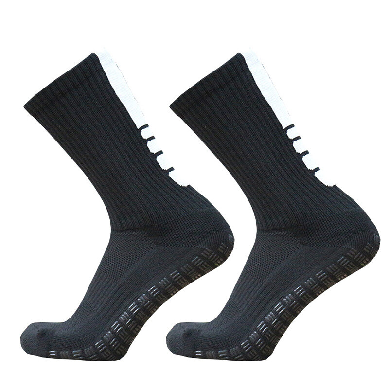 Novo esporte meias de futebol masculino feminino silicone anti deslizamento aperto meias de futebol calcetas antiderrapantes de futbol