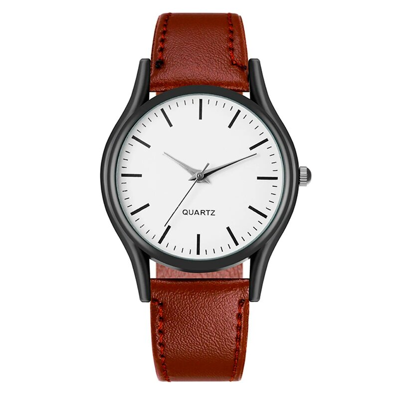 Men'S Fashion Business Design Hand Watch Leather Watch RelóGio Feminino Zegarek Damski Wristwatches часы мужские наручные