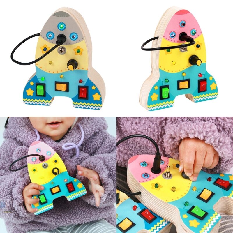 Montessori Speelgoed Schakelaar Plug Socket Vaardigheid Leren Speelgoed Voor Activiteitencentra Peuters Reizen Speelgoed Dropship