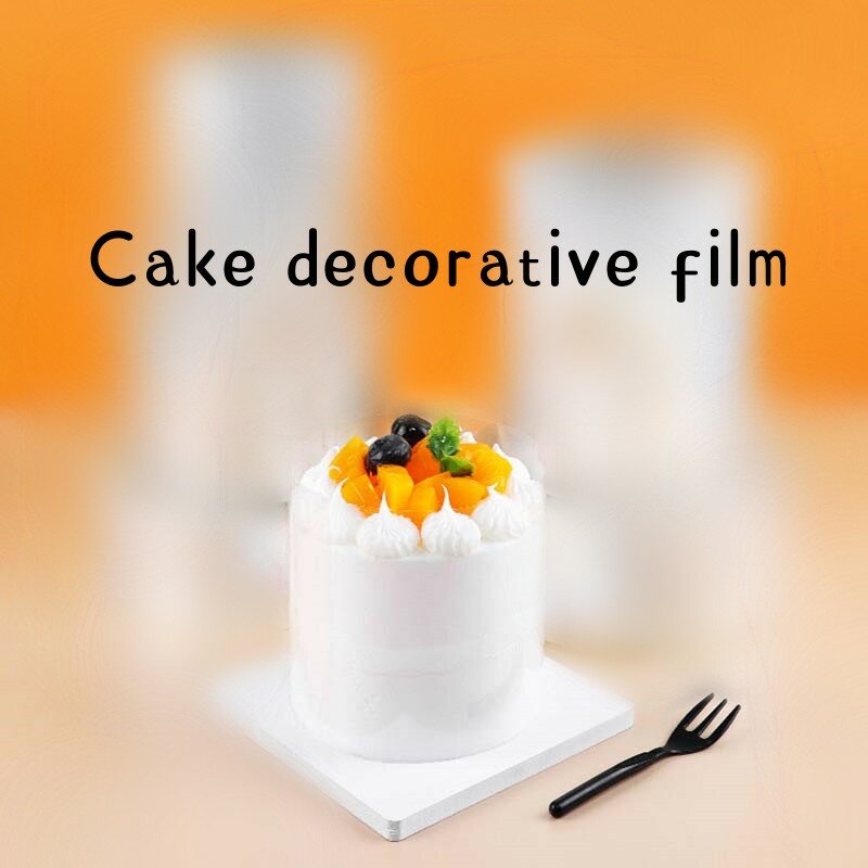 재사용 가능한 케이크 장식 필름, 사용하기 쉬운 전문 결과, 고품질 재료, 다기능 투명 케이크 칼라