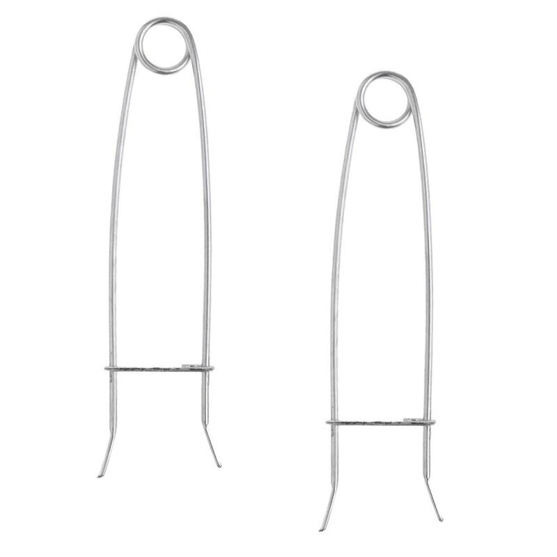 2 buah alat umpan pancing penggulung, pembuka mulut Stainless, peralatan pembuka kait pengait umpan pancing