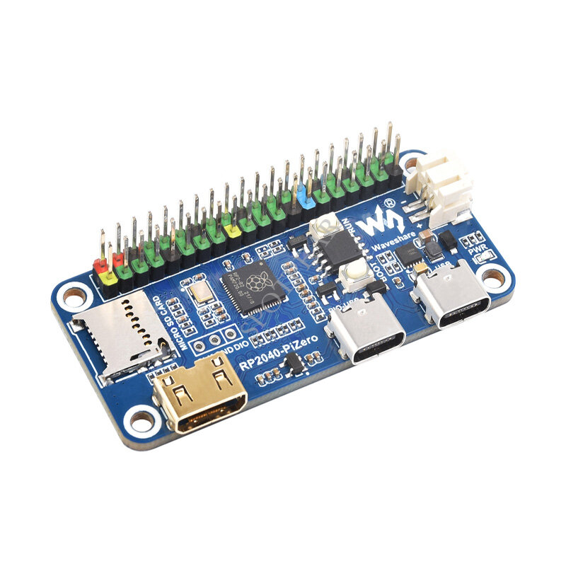 Raspberry Pi RP2040 RP2040-PiZero  16MB Flash Based On RP2040 Dual Core Processor Compatible with Raspberry Pi 40Pin GPIO