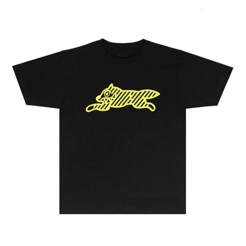 Camiseta clásica con estampado de perro volador para hombres y mujeres, ropa Kawaii Harajuku Y2k, Top de gran tamaño, ropa informal de calle, nueva