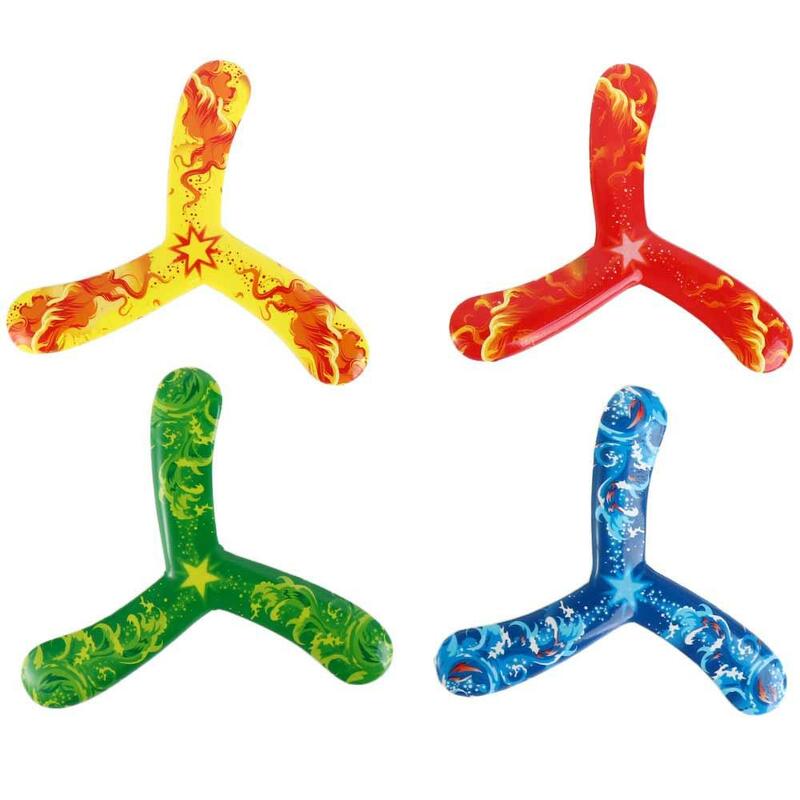 Geschenke frühe Bildung interaktives Spielzeug Sport werfer Spielzeug zurückkehren Bumerang fliegen Bumerang Spielzeug drei blättrigen Bumerang