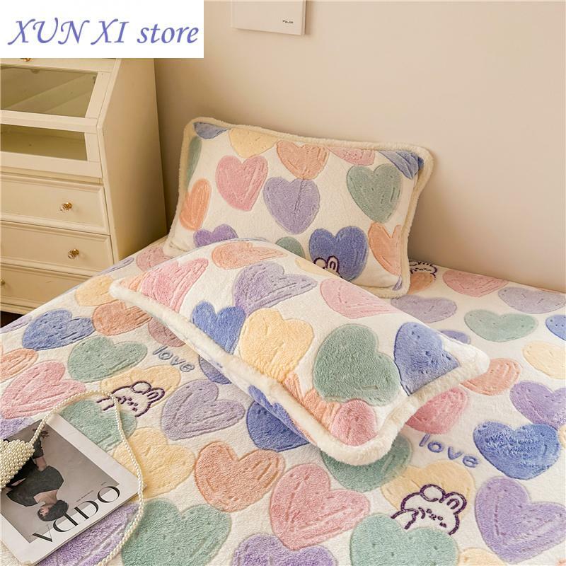 New Velvet Pillowcase Warm Pillowslip 2pcs Floral Style Pillow Case 48x74 Cushion Covers Rectangle Pillows Cover