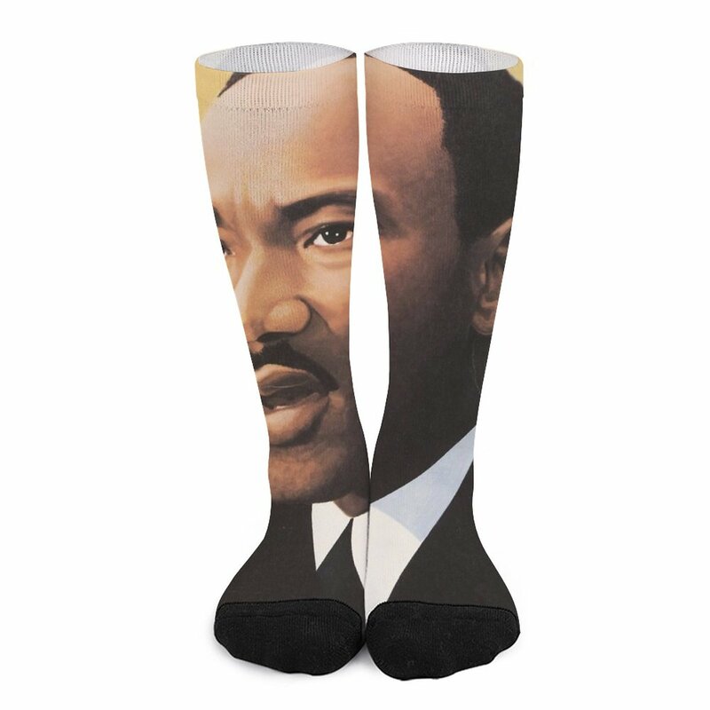 MLK JR-Bas de compression pour homme et femme, chaussettes