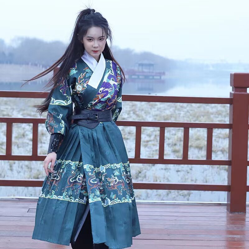 2024 New Original Hanfu Ming Dynasty Men Women Flying Fish Clothing Ancient Swordsman Emperor Bodyguard Costume Boy Girls