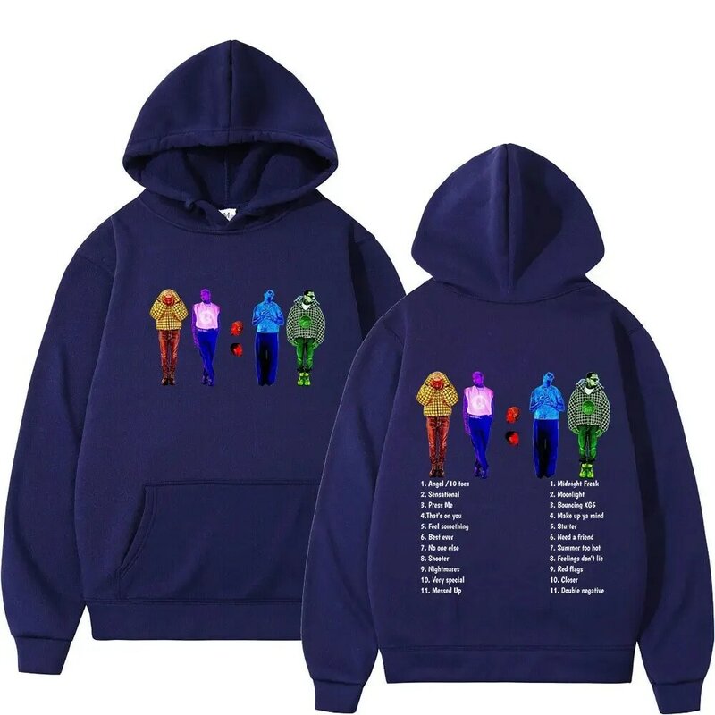 Rapper Chris Bruin 11:11 Album Hoodies Mannen Vrouwen Mode Hiphop Capuchon Sweatshirts Fans Cadeau Casual Comfort Oversized Pullovers