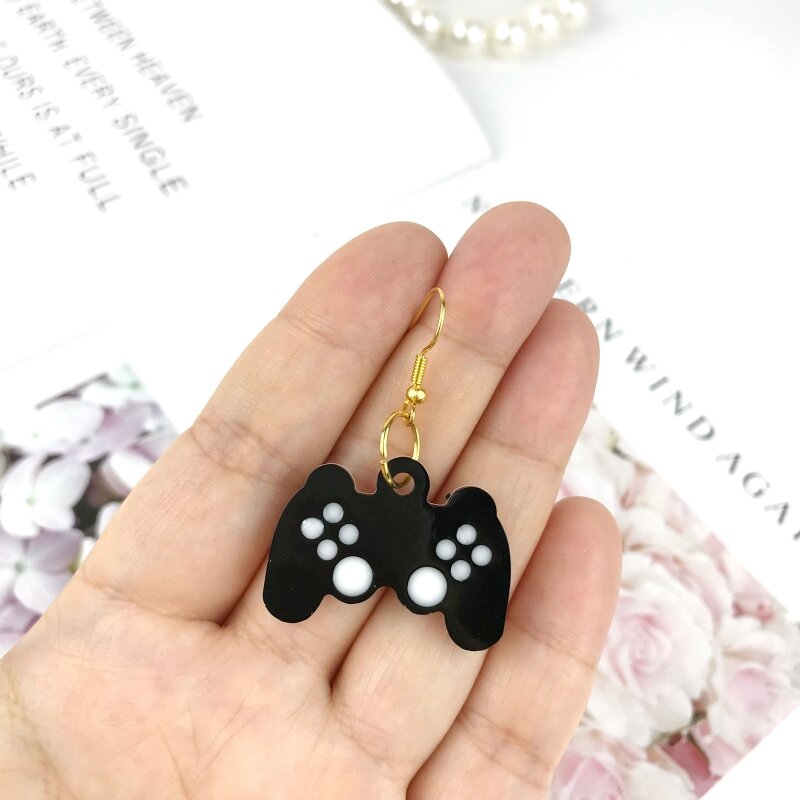 652F DIY Game Handle Earrings Silicone Epoxy Mold DIY Keychain Pendant Jewelry Crafting Mould for Valentine Love Gift
