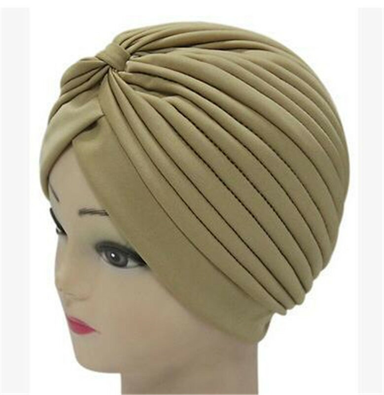 Frauen Muslimischen Hijab Turban Stirnbänder Kappe Herbst Winter Warme Headwear Casual Streetwear Weibliche Muslimischen Indische Hüte