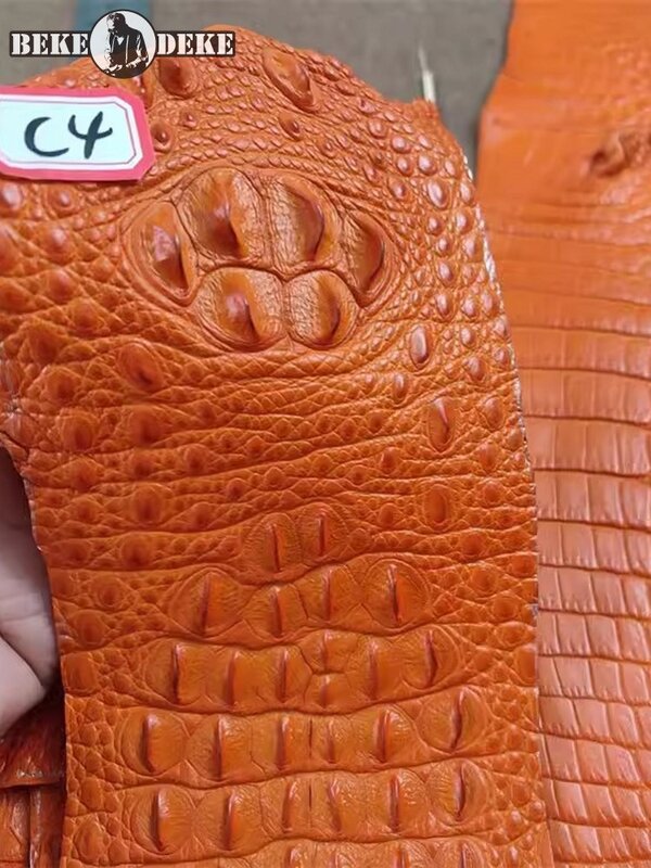 Echtes Krokodil leder DIY Zubehör Material für Karten halter Tasche Leder handwerk Echt leder Stück Stoff