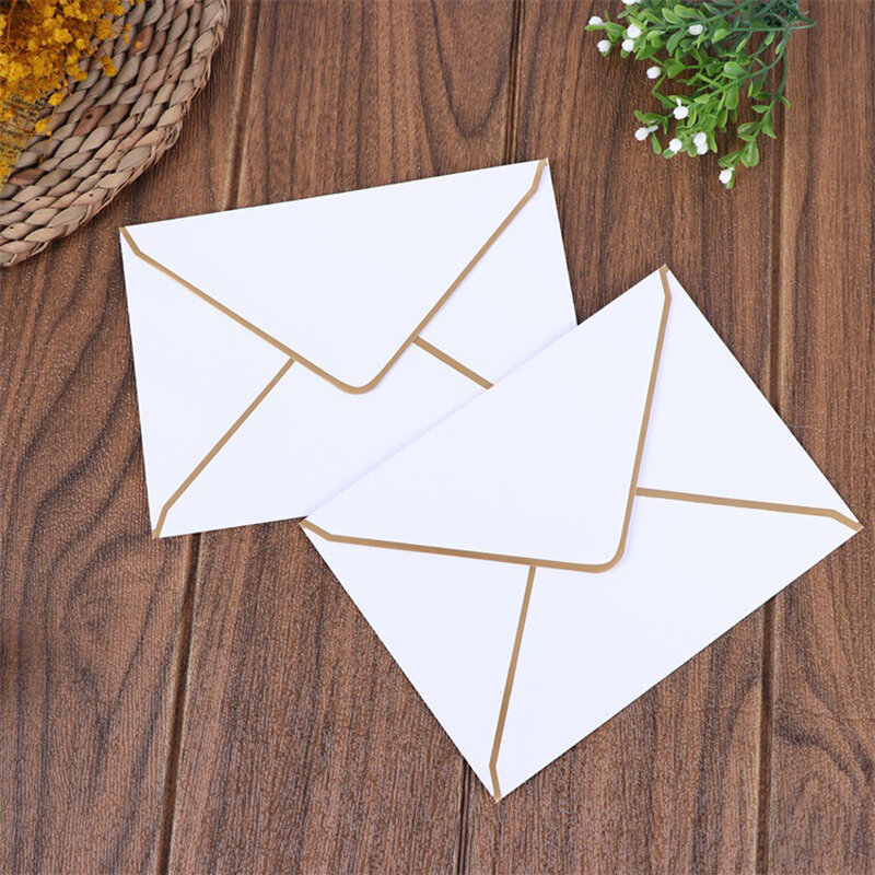 50pcs/lot High-grade Envelope Mall Business Supplies Paper Postcards Student Envelopes for Wedding Invitations Stationery Gift