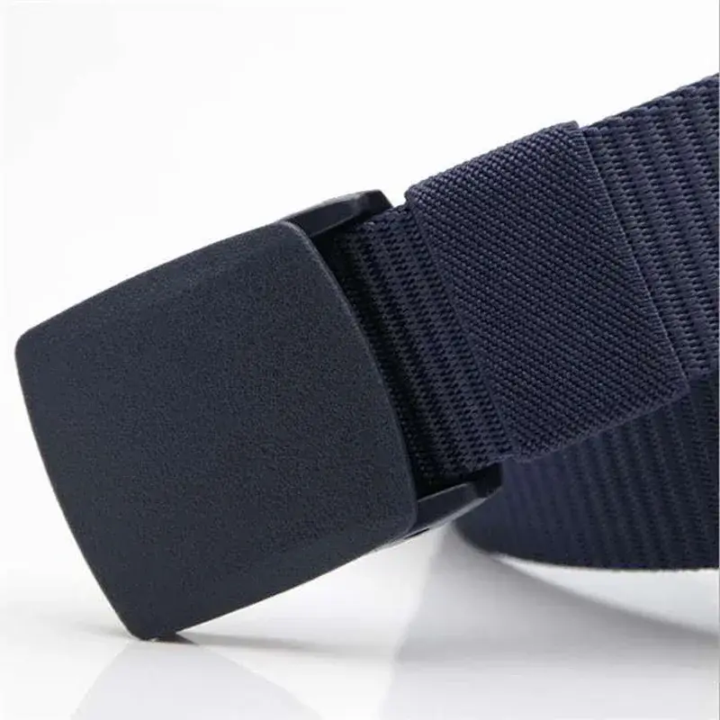 Automatic BuckleLight Comfortable Non-metal Military  NylonBelt Outdoor Hunting Multifunctional Tactical CanvasBelt High Quality