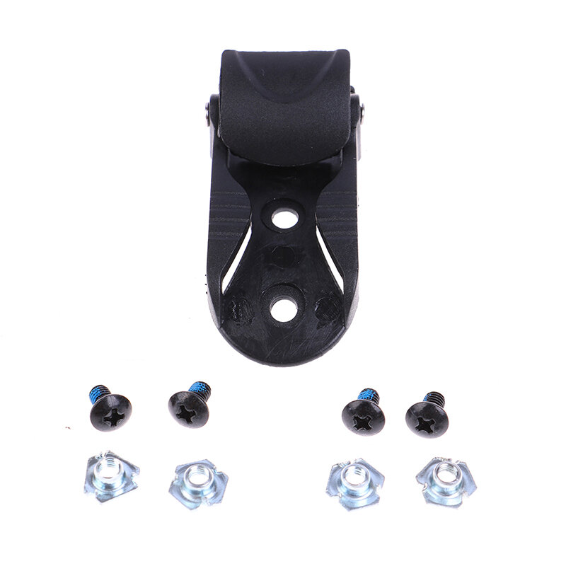 1 Set Replacement Sturdy Inline Roller Skating Skate Shoes Energy Strap With Screws nuts + Buckle Black Scooter Parts Accessory