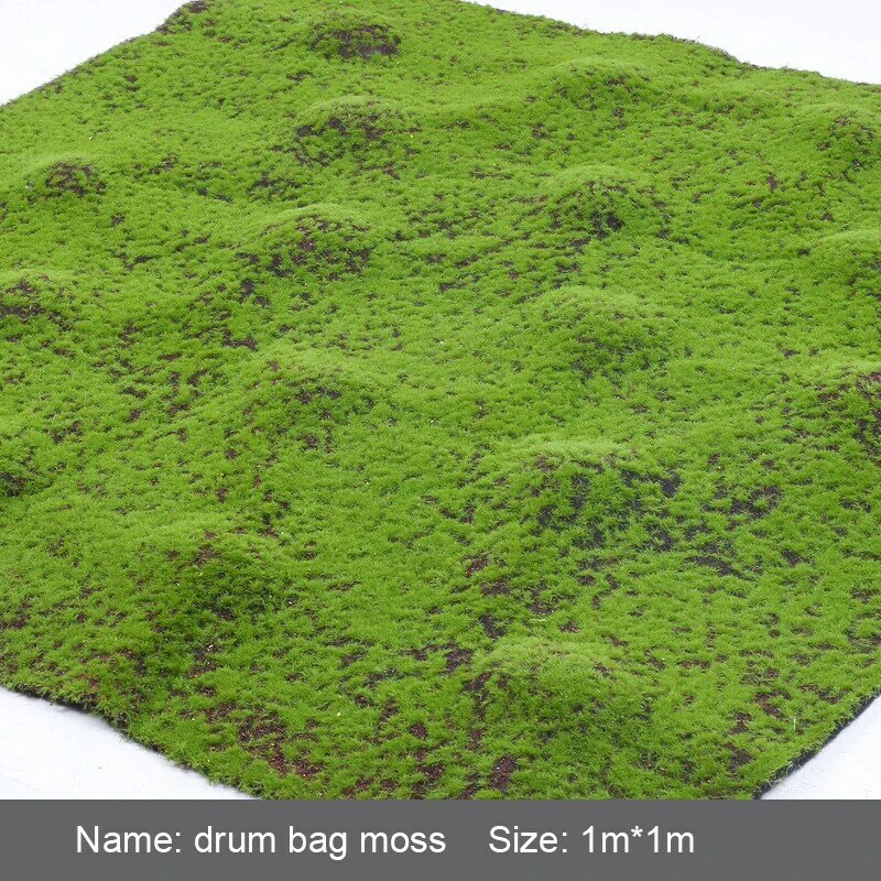 Plante artificielle mousse tapis de pelouse paysage naturel aménagement paysager vert maison salon mur sol festival décoration de mariage